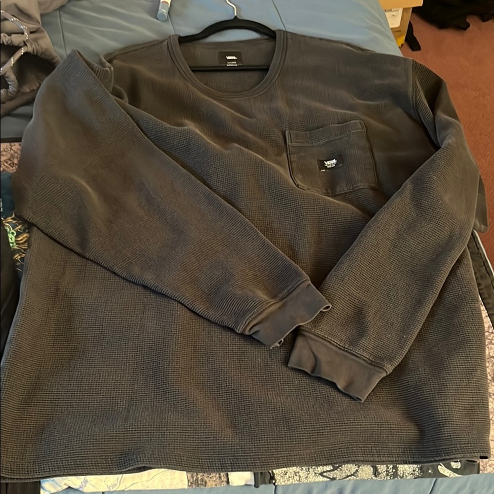 Vans Long Sleeve Shirt - Dark Gray